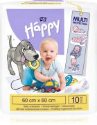 BELLA Baby Happy Baby Underpads jednorázové přebalovací podložky 60x60 cm 10 ks