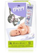BELLA Baby Happy Baby Underpads jednorázové přebalovací podložky 90x60 cm 5 ks