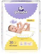 BELLA Baby Happy Panda jednorázové přebalovací podložky 60x60 cm 30 ks