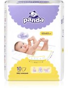 BELLA Baby Happy Panda jednorázové přebalovací podložky 60x60cm 10 ks