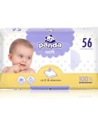 BELLA Baby Happy Panda vlhčené čisticí ubrousky pro děti 56 ks