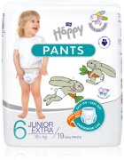 BELLA Baby Happy Pants jednorázové plenkové kalhotky Junior Extra 16kg+ 19 ks
