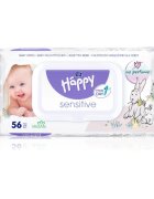 BELLA Baby Happy Sensitive vlhčené čisticí ubrousky pro děti 56 ks