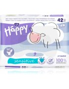 BELLA Baby Happy Sensitive vlhčený toaletní papír pro děti 42 ks