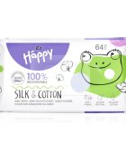 BELLA Baby Happy Silk & Cotton vlhčené ubrousky 64 ks