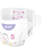 BELLA Baby Happy Soft&Delicate jednorázové pleny s kanálky Junior 11-18 kg 38 ks
