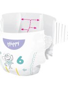 BELLA Baby Happy Soft&Delicate jednorázové pleny s kanálky Junior Extra 15+ kg 34 ks