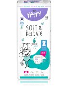 BELLA Baby Happy Soft&Delicate jednorázové pleny s kanálky Junior Extra 15+ kg 48 ks