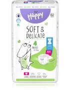 BELLA Baby Happy Soft&Delicate jednorázové pleny s kanálky Maxi 8-14 kg 62 ks