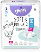BELLA Baby Happy Soft&Delicate jednorázové pleny s kanálky Newborn 2-5 kg 82 ks