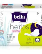 BELLA Herbs Ultra Night menstruační vložky na noc Aloe Vera 8 ks