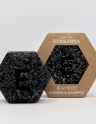 BEN&ANNA Love Soap Shower & Shampoo tuhý šampon a sprchový gel 2 v 1 Elm Wood 60 g