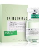 Benetton United Dreams for her Live Free toaletní voda pro ženy 50 ml