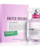 Benetton United Dreams for her Love Yourself toaletní voda pro ženy 80 ml