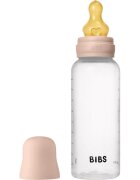 BIBS Anti-Colic Baby Bottle Latex antikoliková láhev s kaučukovou savičkou Blush 1 ks