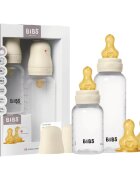 BIBS Anti-Colic Baby Bottle Set antikoliková láhev s kaučukovou savičkou Ivory