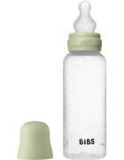 BIBS Anti-Colic Baby Bottle Silicone antikoliková láhev se silikonovým dudlíkem Sage 1 ks