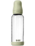 BIBS Baby Glass Bottle Round Latex antikoliková láhev Sage 1 ks