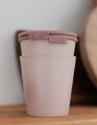 BIBS Cup Set hrnek s víčkem Blush 2 ks
