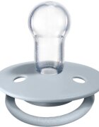 BIBS De Lux One Size dudlík Iron / BabyBlue 2 ks
