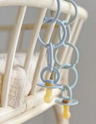 BIBS Loops závěsné kroužky Baby Blue / Cloud / Petrol 12 ks