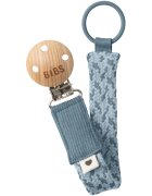 BIBS Paci Braid klip na dudlík Petrol / Baby Blue 1 ks