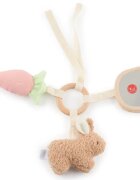 Bieco Activity Toy Bunny Fine kontrastní závěsná hračka 1 ks
