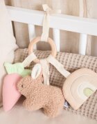 Bieco Activity Toy Bunny Fine kontrastní závěsná hračka 1 ks