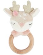 Bieco Grasping Toy with Rattle Fawn Ella hračka s chrastítkem 0 m+ 1 ks