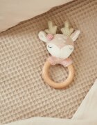 Bieco Grasping Toy with Rattle Fawn Ella hračka s chrastítkem 0 m+ 1 ks