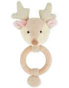 Bieco Grasping Toy with Rattle Fawn hračka s chrastítkem 0 m+ 1 ks
