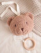 Bieco Musical Toy Bear Mika kontrastní závěsná hračka s melodií 1 ks