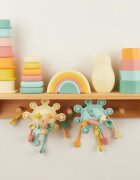 Bieco Silicone Activity Planet aktivity hračka 12 m+ Eucalyptus 1 ks