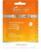 Bielenda Professional Supremelab Energy Boost rozjasňující plátýnková maska s vitaminem C 1 ks