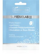 Bielenda Professional Supremelab Hydra Glow hydratační plátýnková maska s hlemýždím extraktem 1 ks
