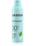 Bilboa Belli Freschi opalovací sprej s mátou peprnou SPF 30 150 ml