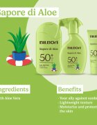 Bilboa Sapore di Aloe Latte opalovací mléko s aloe vera SPF 50+ 200 ml