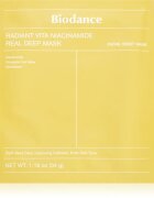 Biodance Radiant Vita Niacinamide Real Deep Mask rozjasňující pleťová maska pro sjednocení barevného tónu pleti 1 ks