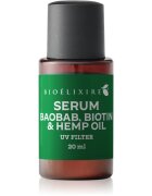 Bioélixire Serum Baobab Biotin & Hemp Oil sérum pro poškozené a křehké vlasy s UV filtrem 20 ml