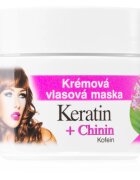 Bione Cosmetics Keratin + Chinin krémová maska na vlasy 260 ml