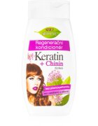 Bione Cosmetics Keratin + Chinin regenerační kondicionér na vlasy 260 ml