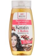 Bione Cosmetics Keratin + Kofein regenerační šampon 260 ml
