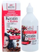 Bione Cosmetics Keratin + Kofein sérum pro růst vlasů a posílení od kořínků 215 ml