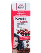 Bione Cosmetics Keratin + Kofein sérum pro růst vlasů a posílení od kořínků 215 ml