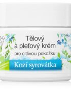 Bione Cosmetics Kozí Syrovátka výživný krém na obličej a tělo pro citlivou pokožku 260 ml