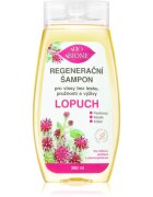 Bione Cosmetics Lopuch regenerační šampon pro lesk a hebkost vlasů 260 ml