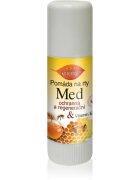 Bione Cosmetics Med + Q10 ochranná a regenerační pomáda na rty s vitamínem E 11 ml