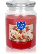 BISPOL Premium Line Raspberry Cloud vonná svíčka 500 g