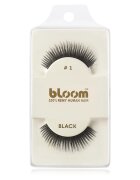 Bloom Natural nalepovací řasy z přírodních vlasů No. 1 (Black) 1 cm