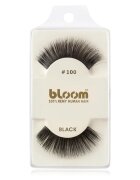 Bloom Natural nalepovací řasy z přírodních vlasů No. 100 (Black) 1 cm